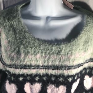Victoria Secret heart sweater size large NWT